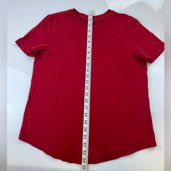 Lululemon Red Crewneck Shirt N248-26 - Picture 5 of 5
